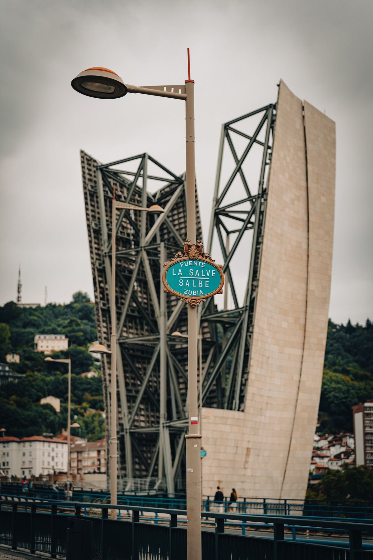 La Salve Bridge rising above Bilbao